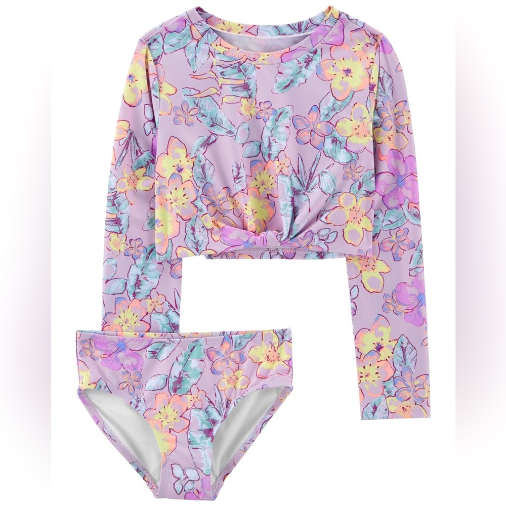 OshKosh Kids 2 piece Floral Rashguard Set